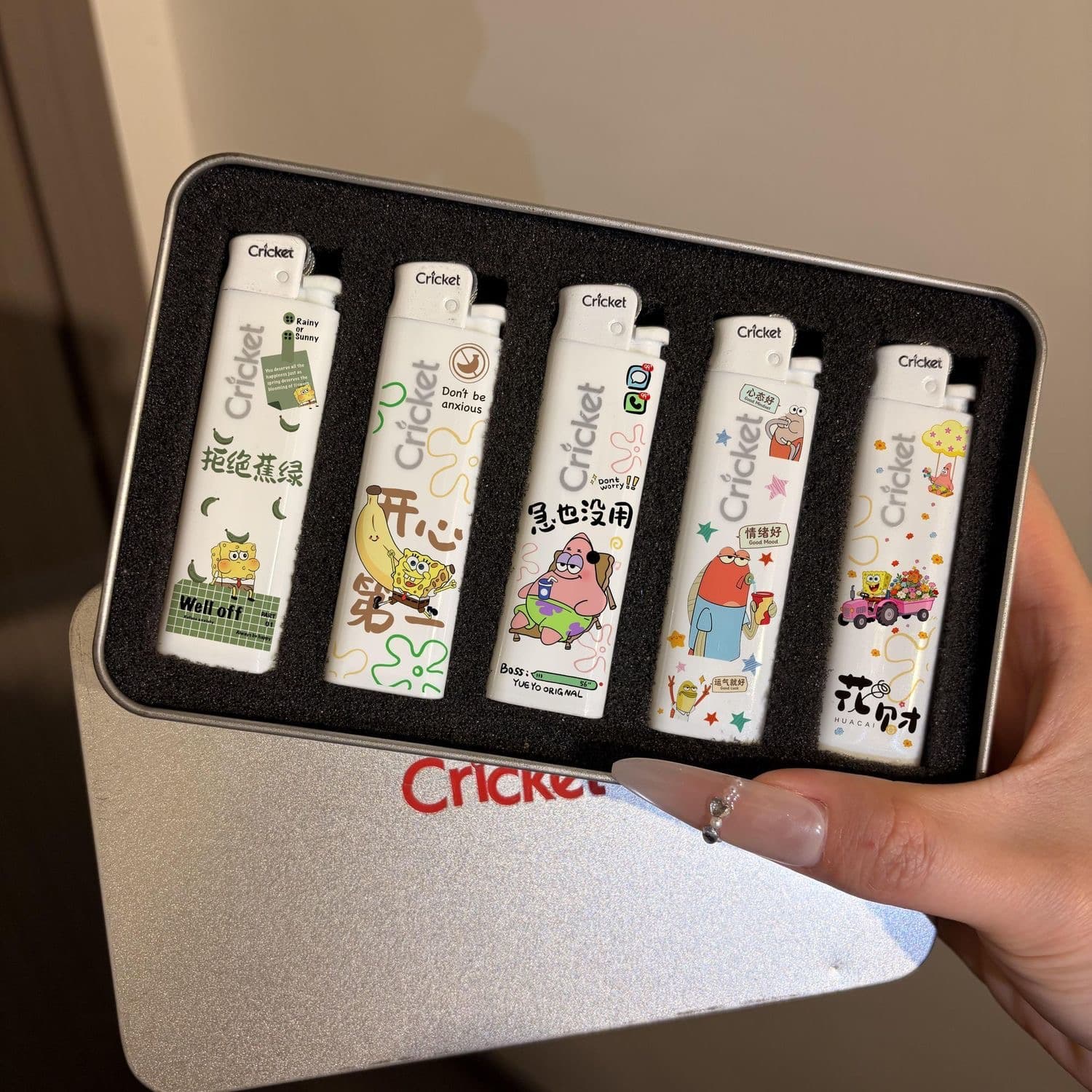 SPONGEBOB CRICKET LIGHTER (5-PCS)